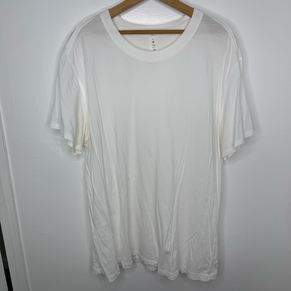 LULULEMON White All Yours Short Sleeve T-Shirt - Picture 2 of 7